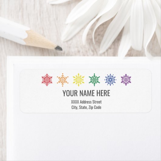 レインボープライドクリスマス ラベル (インサイチュ)