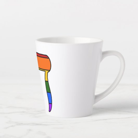レインボープライドチャイフラグ カフェラテマグ (右)