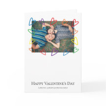 レインボープライドハートフレームフォトLGBTゲイバレンタイン