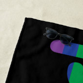 レインボープライドバルーンレター ビーチタオル (インサイチュ)