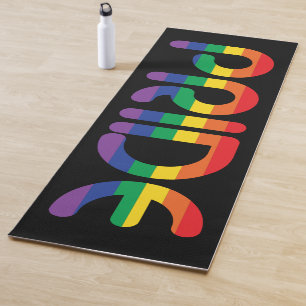 レインボープライドバルーンレター ヨガマット