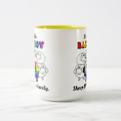 レインボープライドヒツジ ツートーンマグカップ (中央)