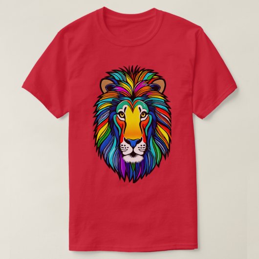 レインボープライドライオン14 Tシャツ (デザイン正面)