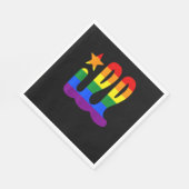 レインボープライドラブイルフィラデルフィアゲイプリ スタンダードランチョンナプキン (角)