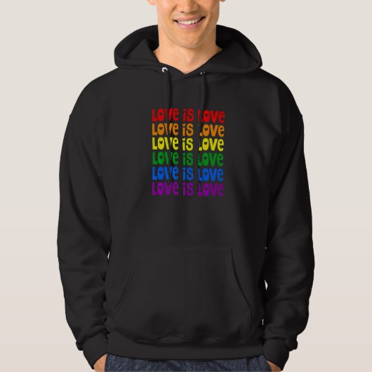 レインボープライド同盟愛は愛LgbtフラグゲイPri パーカ (正面)