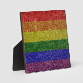 レインボープライド国旗 フォトプラーク (正面)