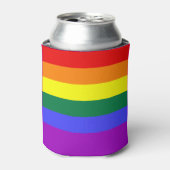 レインボープライド国旗 缶クーラー (缶正面)