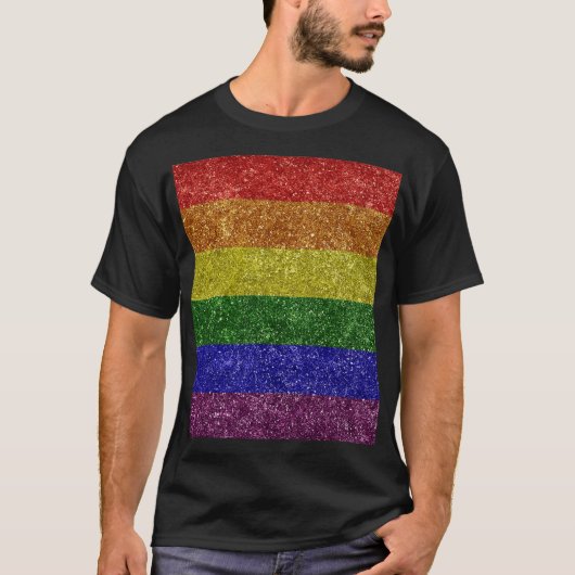 レインボープライド国旗 Tシャツ (正面)
