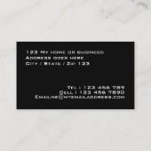 レインボープライド引き裂き紙（エフェクト） 名刺 (裏面)