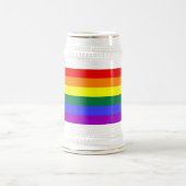 レインボープライド旗 ビールジョッキ (中央)