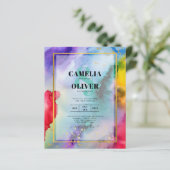 レインボープライド結婚式招待状インクリードG (スタンド正面)