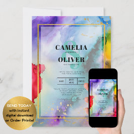 レインボープライド結婚式招待状インクリードG 招待状