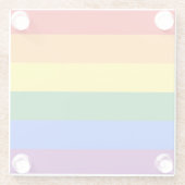 レインボープライド ガラスコースター (裏面)