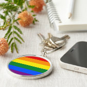 レインボープライド キーホルダー (側面)