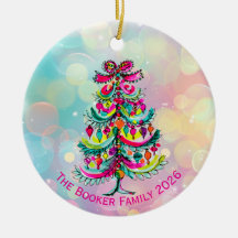 レインボープライド ピンク クリスマスツリー