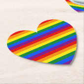 レインボープライド ペーパーコースター (アングル)