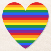 レインボープライド ペーパーコースター (正面)