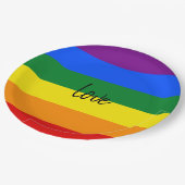 レインボープライド ペーパープレート (アングル)