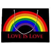 レインボープライド ラージペーパーバッグ (正面)