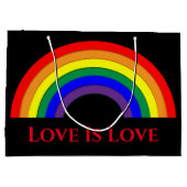 レインボープライド ラージペーパーバッグ (裏面)