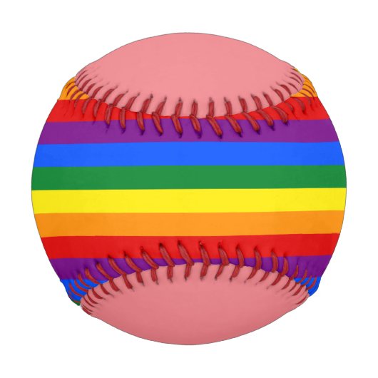 レインボープライド 野球ボール (正面)