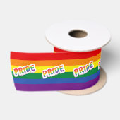 レインボープライド LGBTQ サテンリボン (リール)