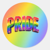 レインボープライド LGBTQIA+ コミュニティ ラウンドシール (正面)