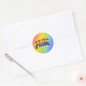 レインボープライド LGBTQIA+ コミュニティ ラウンドシール (封筒)