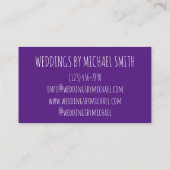 レインボープライドLGBTケーキウェディングプランナーベーカリー 名刺 (裏面)