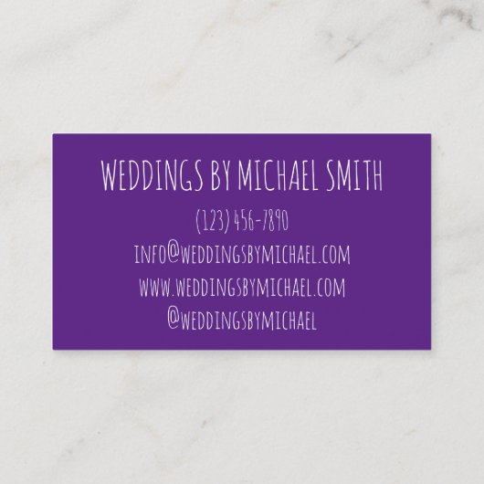 レインボープライドLGBTケーキウェディングプランナーベーカリー 名刺 (裏面)