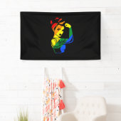 レインボープライドLGBT Tシャツ 横断幕 (インサイチュ)