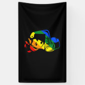 レインボープライドLGBT Tシャツ 横断幕 (縦)