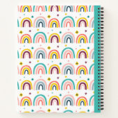 レインボープライマリコンポジションノートブックストーリージャーナル ノートブック (裏面)