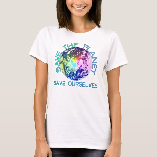 レインボープラネット Tシャツ (正面)