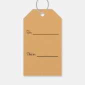 レインボープリズム水滴ギフトラベル ギフトタグ (裏面)