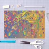 レインボープリズム水滴ティッシュペーパー 薄葉紙 (クラフト)