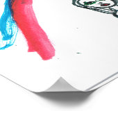 レインボープリントの下 ポスター (角)