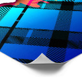 レインボープレイドスカル ポスター (角)