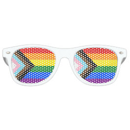 レインボープログレスフラグサングラス, LGBTQ / Pride レトロサングラス