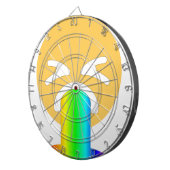 レインボープーク絵文字 ダーツボード (正面右)