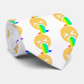 レインボープーク絵文字 ネクタイ (ロール)