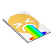 レインボープーク絵文字 ノートブック (右側)