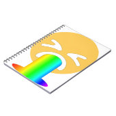 レインボープーク絵文字 ノートブック (左側)