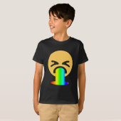 レインボープーク絵文字 Tシャツ (正面フル)