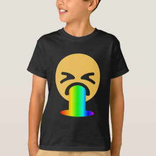 レインボープーク絵文字 Tシャツ