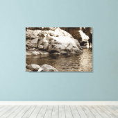 レインボープール キャンバスプリント (インサイチュ (ウッドフロア))