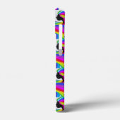 レインボーヘアの女性をフィーチャーした携帯電話ケース Case-Mate iPhoneケース (裏面 / 左)