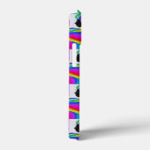 レインボーヘアの女性をフィーチャーした携帯電話ケース Case-Mate iPhoneケース (裏面 / 右)