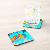 レインボーヘアマーメイドコースター コースター (右側)