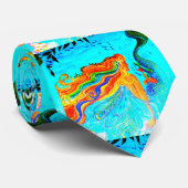 レインボーヘアーマーメイドネクタイ ネクタイ (ロール)